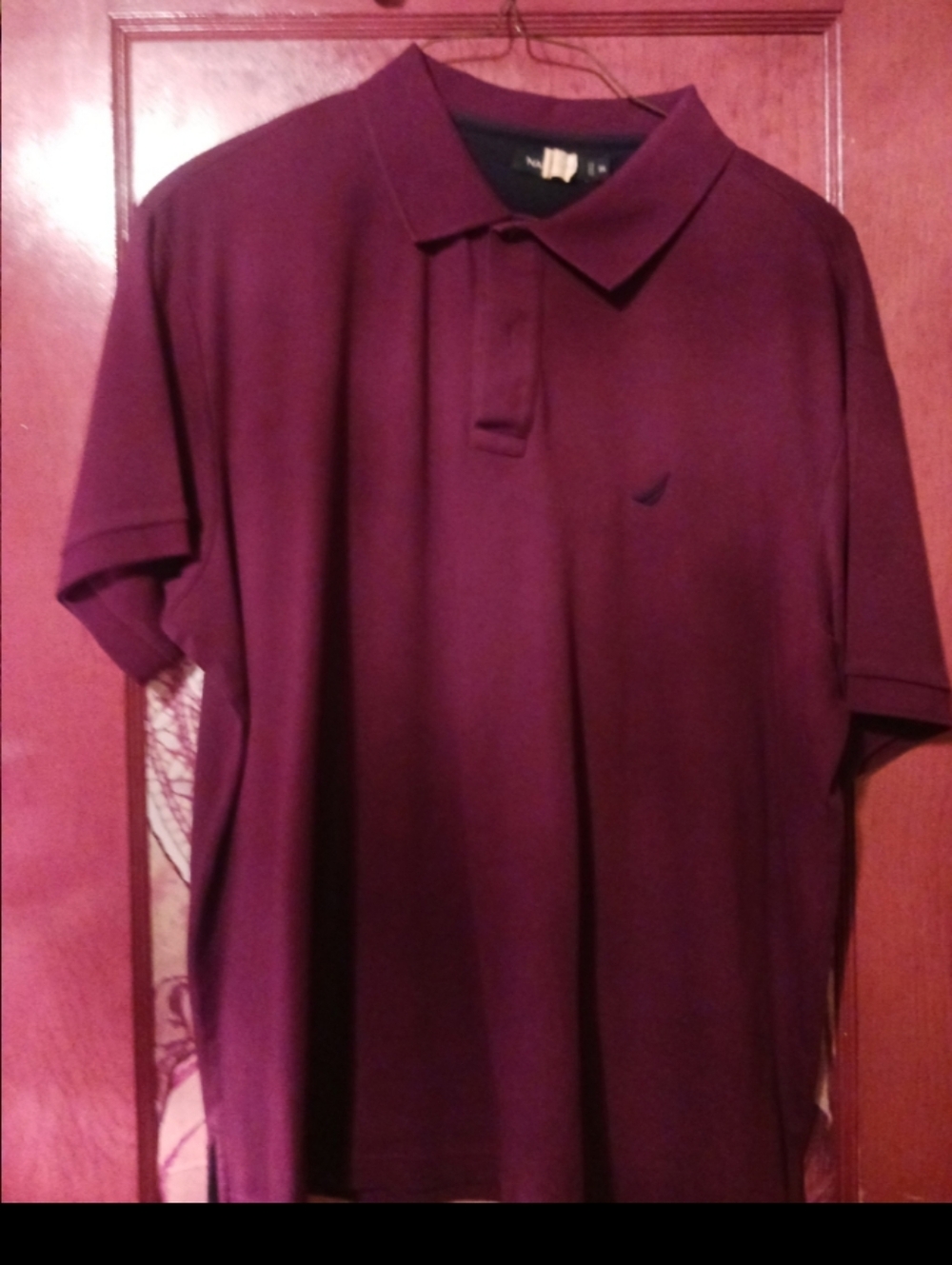 Nautica Men’s Maroon Polo Shirt 2x